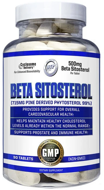 하이테크파마서티컬스 베타 시토스테롤 500mg 타블렛, 1개, 90정 - 쿠팡