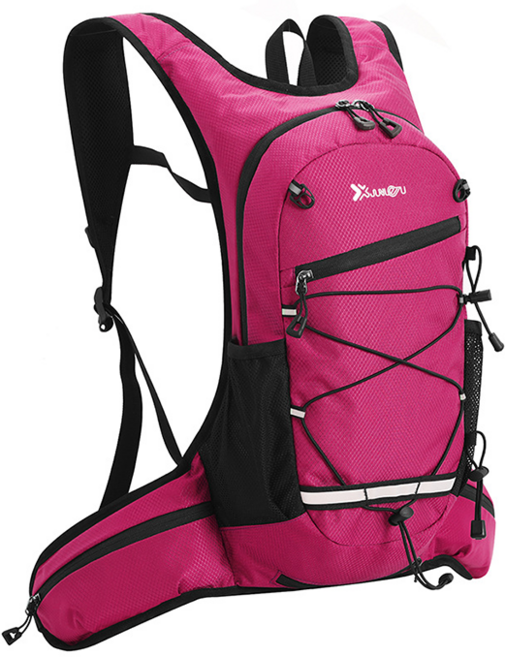 리치모리 가벼운 등산 낚시 사이클 가방 배낭, 핫핑크