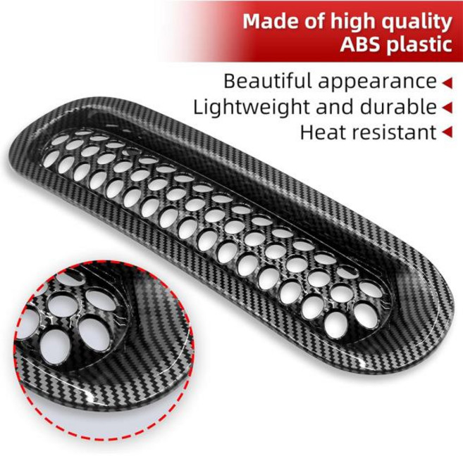 호환 지프 랭글러 7피스 스냅온 메쉬 그릴 (스냅핏 방충망 포함), 03 Black (set of 7)