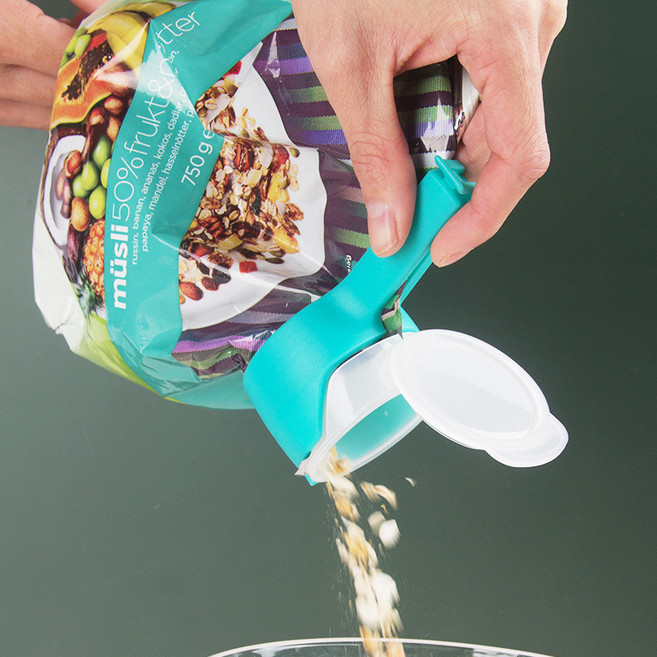 다용도 밀봉 뚜껑 클립, 4개, 랜덤 색상