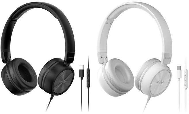 아이리버 C타입 유선 헤드셋 + USB 변환젠더 세트, 화이트(헤드셋), IGH-W6000C