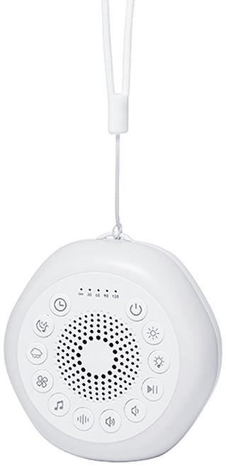 攜帶型白噪音睡眠儀 助眠機 附夜燈與定時功能, 攜帶型, 白噪音助眠機, 白