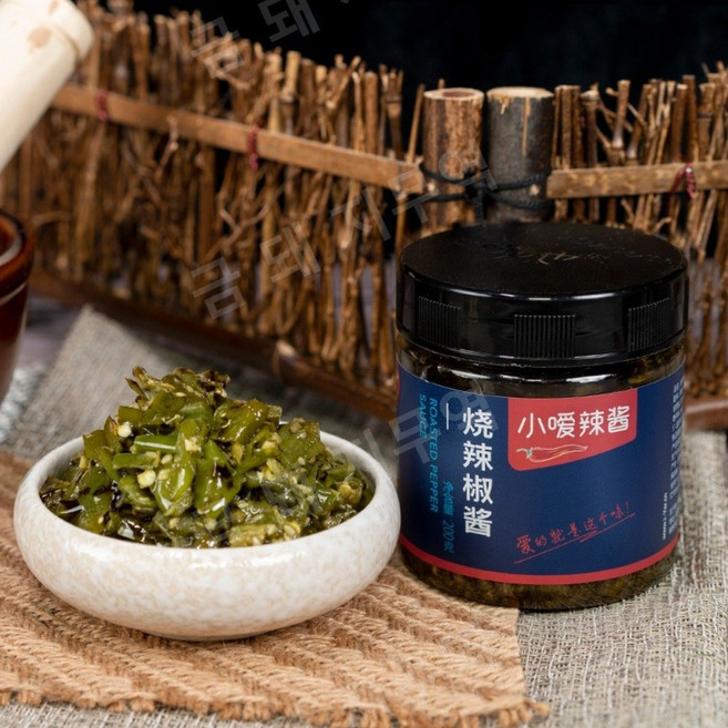 후난 특산품 요리 소스 辣椒酱 下饭菜, 1개, 200g