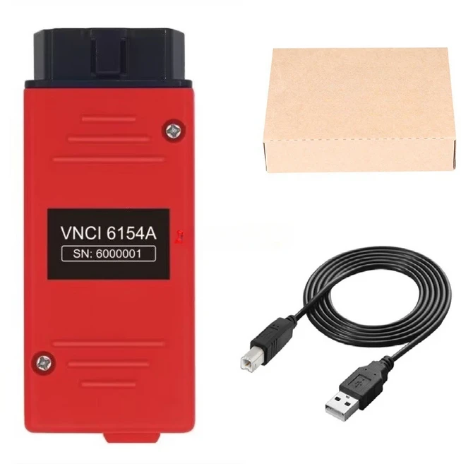 기존 VNCI 6154A는 SVCI 6154A 대신 CAN FD/DOIP 특수 검사 도구를 지원합니다., 02 검정색