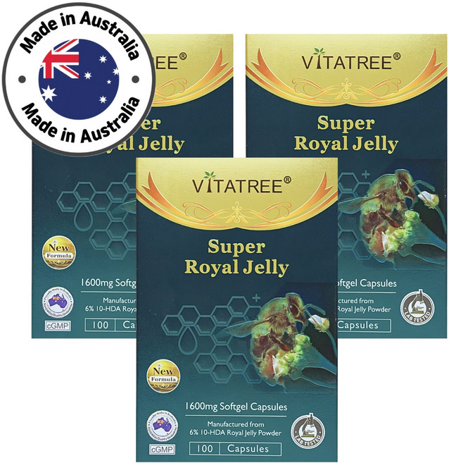 호주산 로얄젤리 캡슐 1600 슈퍼 로얄제리 프리미엄, 3개