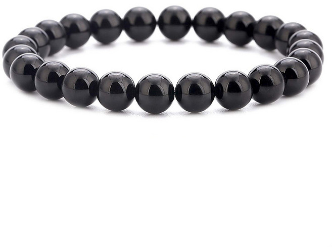 오닉스 원석 팔찌 호안석 원석팔찌 나쁜기운을 막아주는 원석 염주팔찌