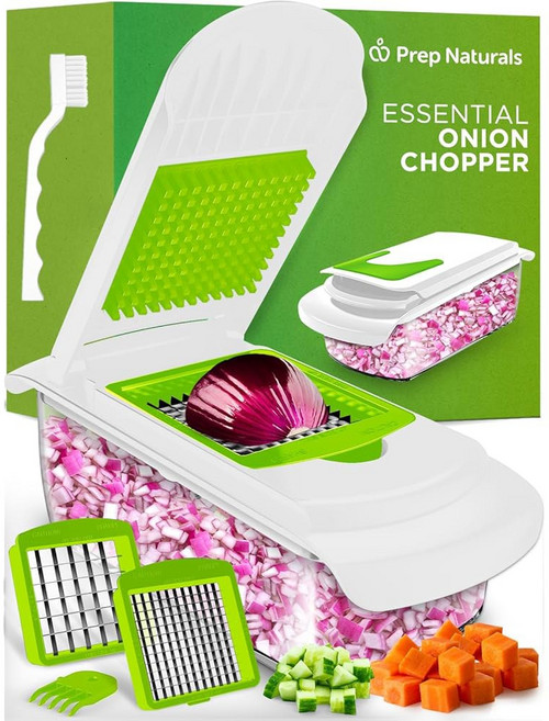 PREP NATURALS 만돌린 채소 IN 슬라이서 다이서 스틸 다지기 블레이드 야채