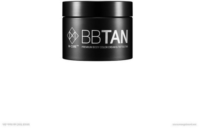 엠큐어비비탄 타투탄 태닝크림 피트니스대회 프로필촬영용 셀프태닝