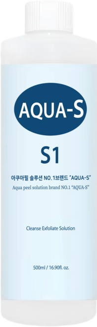 아쿠아필 솔루션 각질케어 AHA 용액 병원납품용, 1개, 500ml