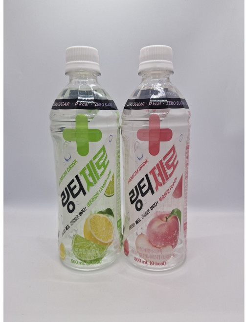 링티제로 복숭아12개+라임12개, 24개, 500ml