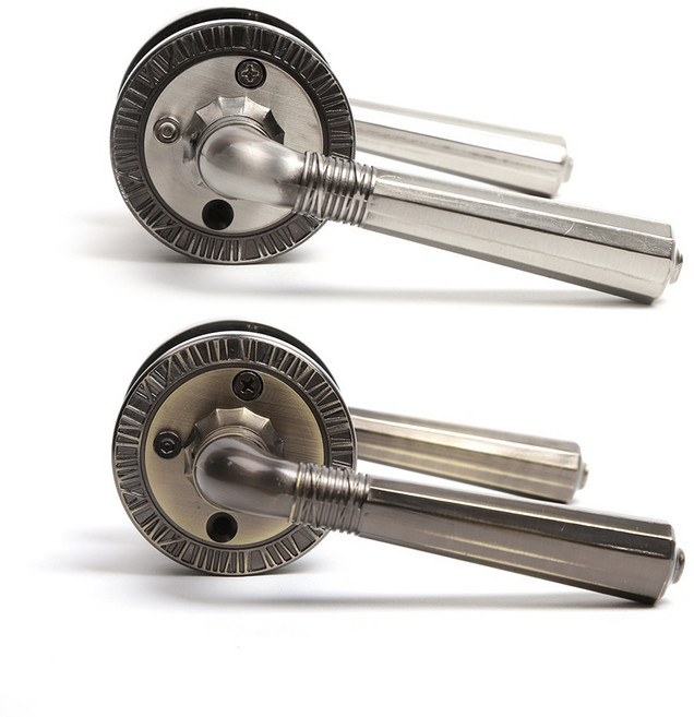 엔젤금속 ALX-37 엔틱 방문손잡이 문고리 2color 버튼형, ALX-37AB, 고객직접설치