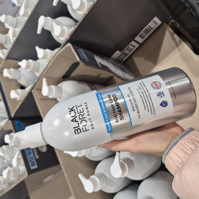 블랙포레 프로즌 쿨 앤 딥클린 탈모증상 완화 샴푸 코스트코 루트파워 두피, 1.05L, 2개