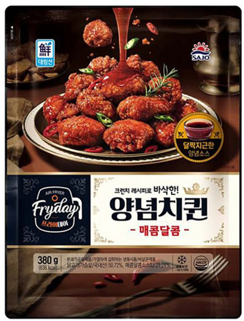 대림 양념치퀸 매콤달콤 380g x 1개, 2개