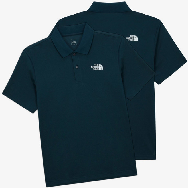 [매장판] 노스페이스 반팔티 남성 폴로 쿨맥스 프라임 등산 티셔츠 딥 워터 NT7PS03C