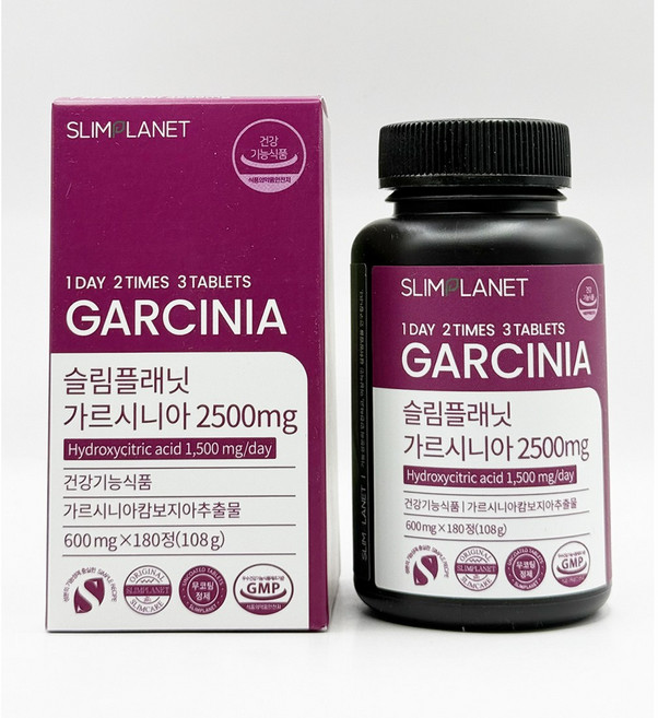슬림플래닛 가르시니아 2500mg 다이어트 보조제 108g, 180정, 1개