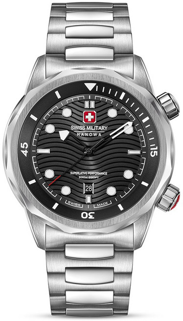 스위스 밀리터리 하노와 남성용 다이버 시계 SMWGH0006404