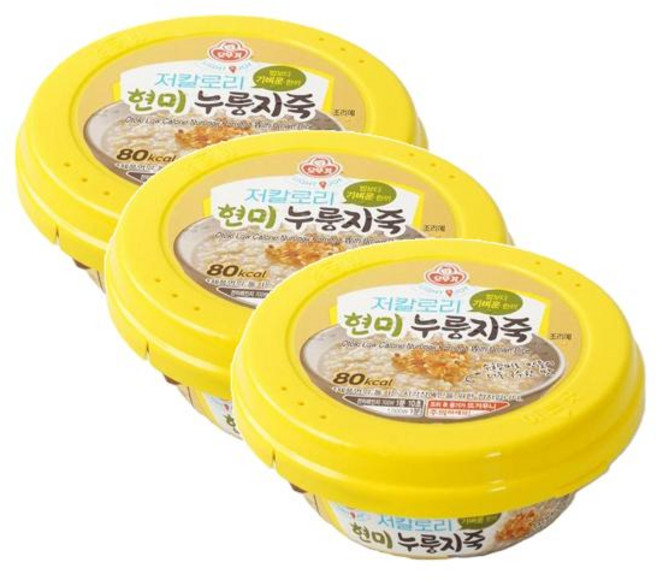 LIGHT&JOY 저칼로리현미누룽지죽 215g 3개, 6세트