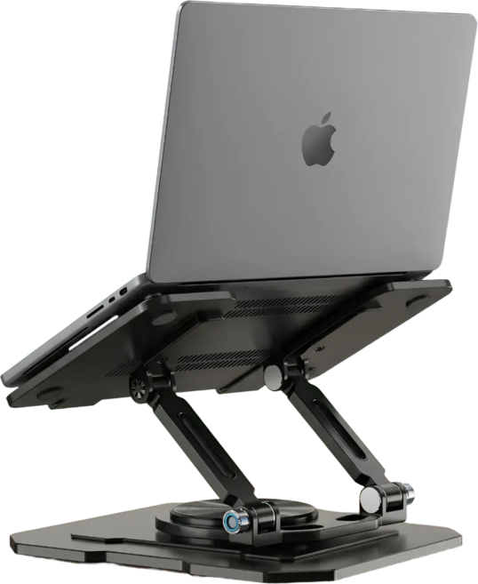 리프레소 거북목탈출 발열킬러 노트북 거치대, 1개, 블랙