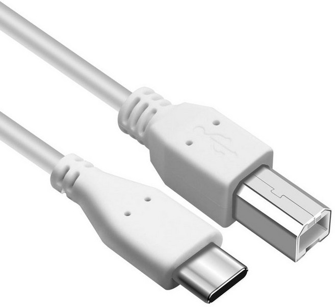 USB 2.0 B TO C타입 노트북 프린터케이블 마스터키보드 스캐너 케이블 1M, USB 2.0 B TO C 5M