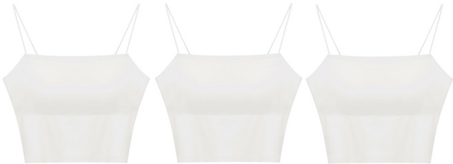 선빈어패럴 슬림한 심리스 끈나시 단색 3장 세트 브라탑