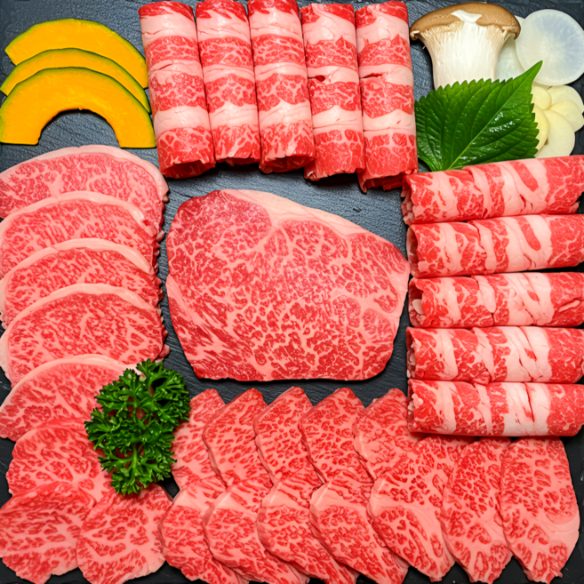 한국농수축산 소고기 600g 모둠 등심 200g + 부채살 200g + 우삼겹 200g, 1세트