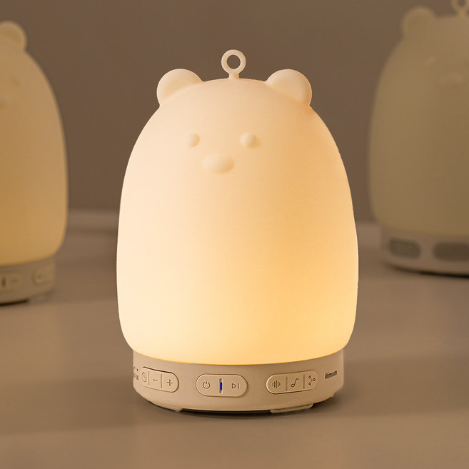 일리맘 신생아 무드등 블루투스 백색소음기 코코베어, 1개