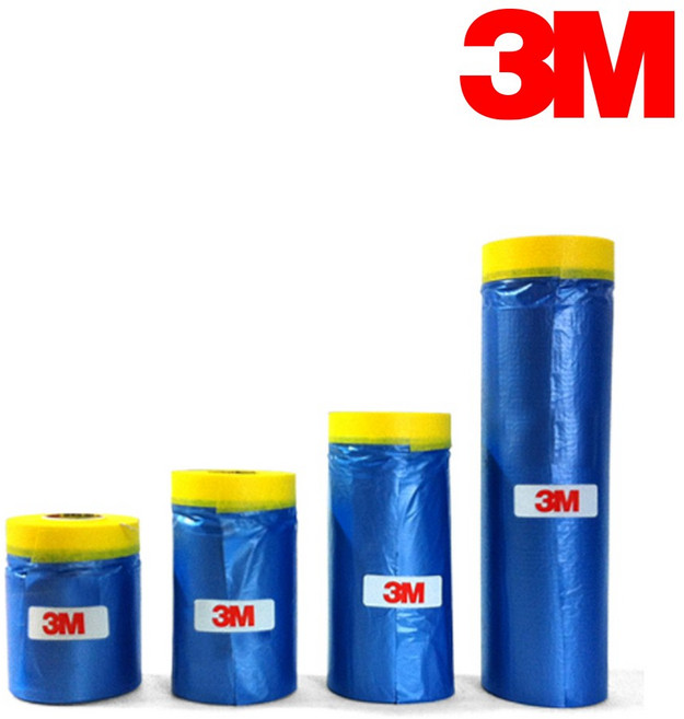 3M 차량용 커버링 카바링 테이프 보양 도장 도색 작업 비닐 블루, 1개