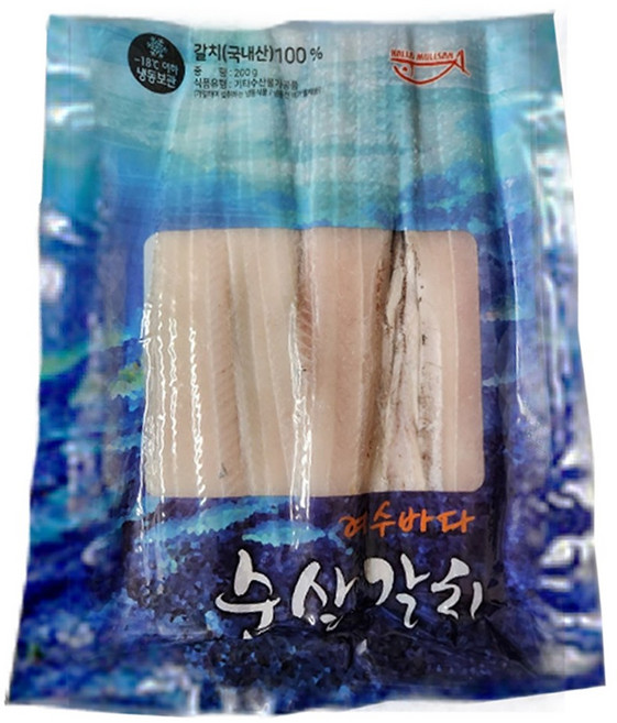 국내산 가시없는 여수 순살갈치 여수 손질 갈치 먹갈치 10팩, 선택01 (10팩)