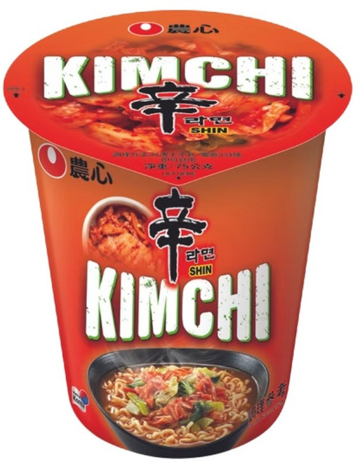 農心 辛辣白菜風味杯麵, 1入