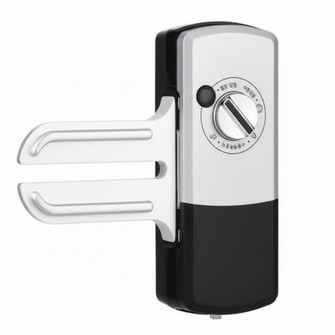 게이트맨 1초잠김 프레임형 유리문 전용 보조키 손잡이 없음 도어락, GR-FRAME, 고객직접설치