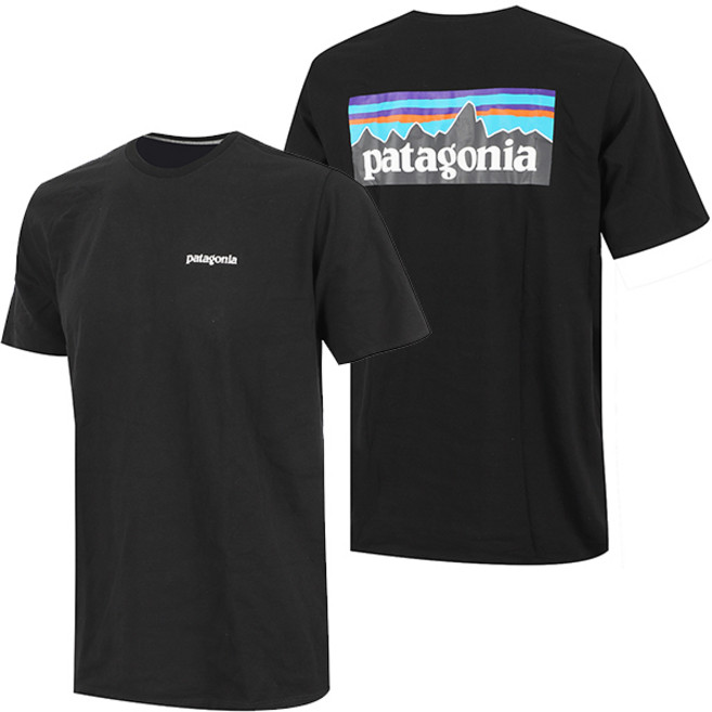파타고니아 멘즈 P-6 로고 리스판서빌리-티 (38504-BLK)