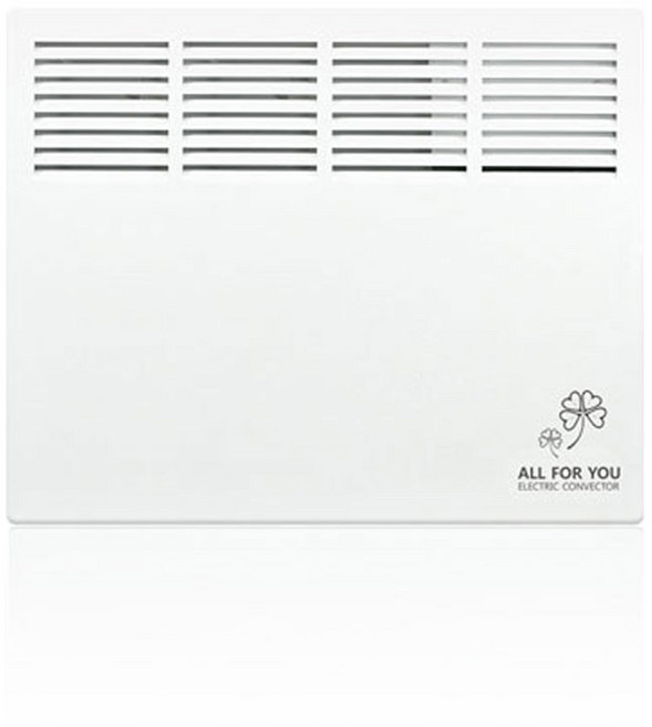 Afy 자동온도조절 2단전력스위치 벽걸이 전기컨벡터 타이머형 1500W컨벡션히터 벽걸이온풍기 동파방지히터, 단품