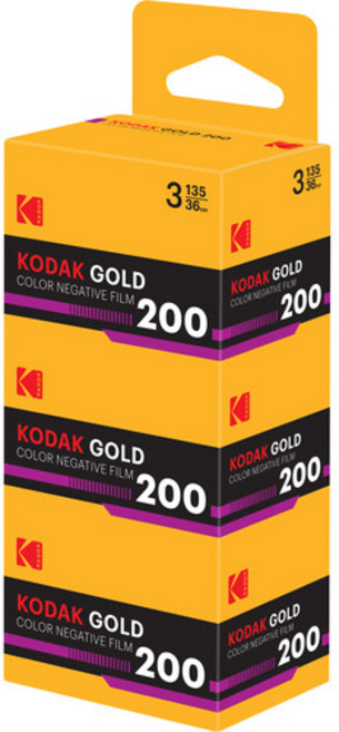 35mm 필름카메라 컬러필름, 코닥 이스트만 골드 200/36 멀티팩 (3롤), 1개