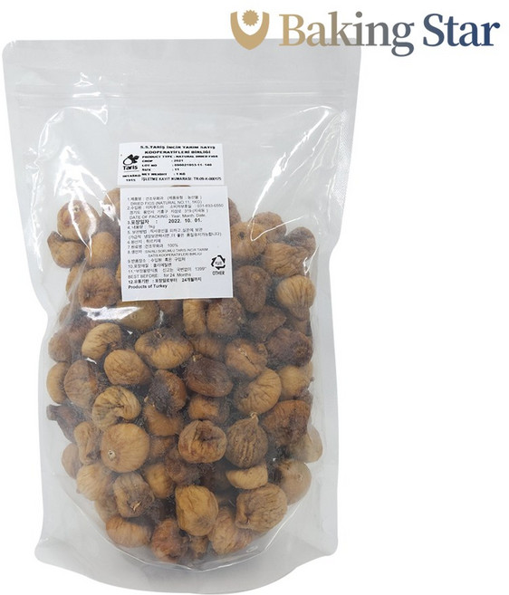 이지푸드 건조 무화과 홀 반건조 1kg 말린 떡무화과 터키산, 1개