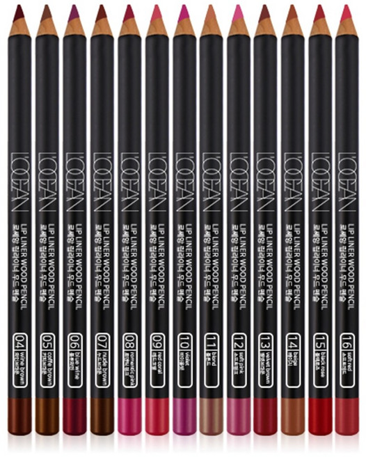 [로쎄앙] 입꼬리 오버립 볼륨업 립라이너 우드 펜슬, 07호 누드브라운, 1개