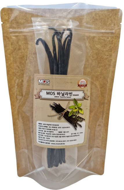 MOS 바닐라빈 타히티 Gourmet 특급 추가양 서비스 16cm+, 1개, 250g