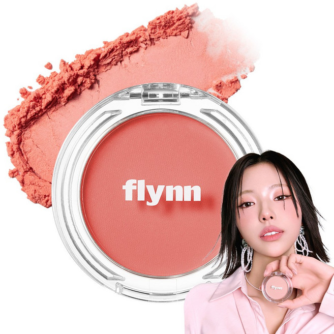 플린 [김고은PICK] 블룸 헤이즈 파우더 블러쉬 3.8g, 03 애프리콧 데이지, 1개