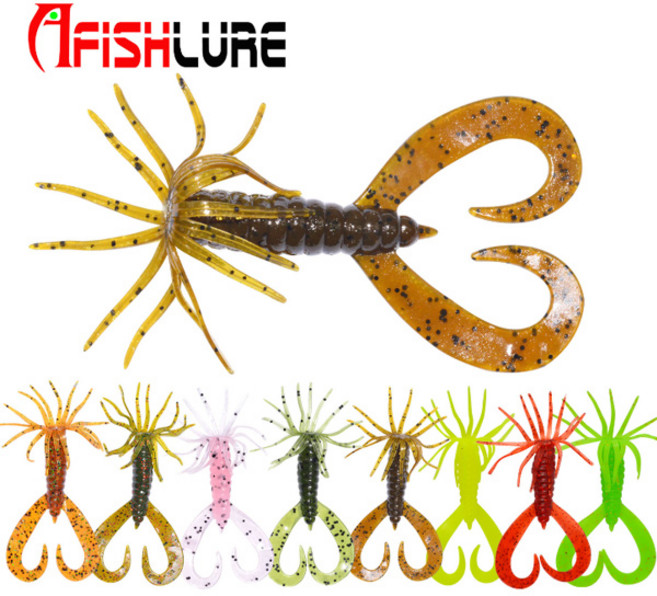 암산코리아 스완즈 소프트베이트 투테일웜, 소스, 1개