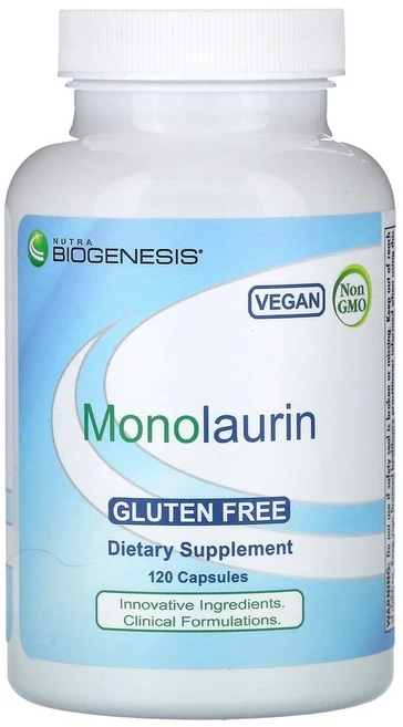 뉴트라바이오 모노라우린 1000mg 120캡슐 코코넛 라우린산 Monolaurin, 1병, 120정, 1개 - 쿠팡