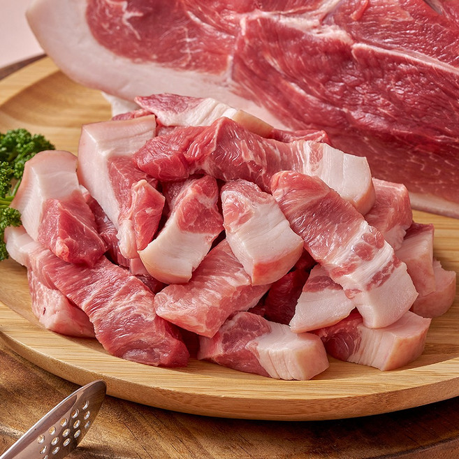 한돈 1+등급 전지 앞다리살 돼지고기, 찌개용, 1개