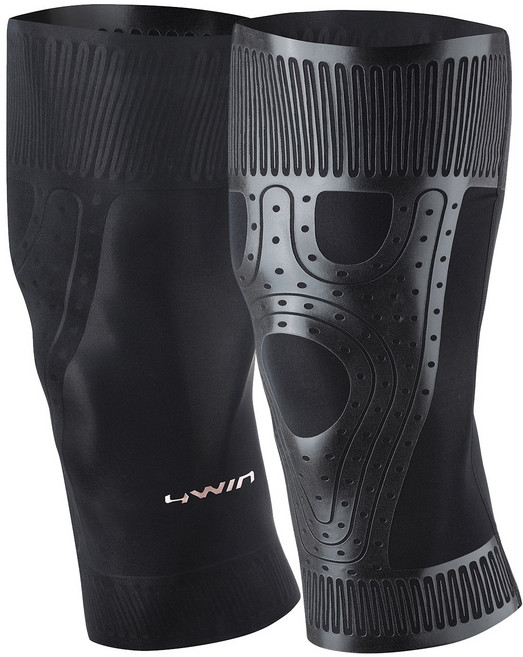 4WIN VENEFLEX 무릎보호대 BLACK 2p 세트, 1세트