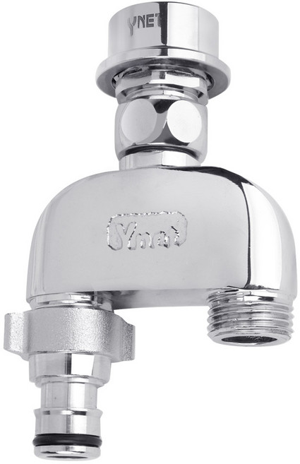 스마트 두갈래 아답터 멀티형 인바코 프레오 매립 수도꼭지 양갈래 수도분배기 2구 원터치타입, 1개