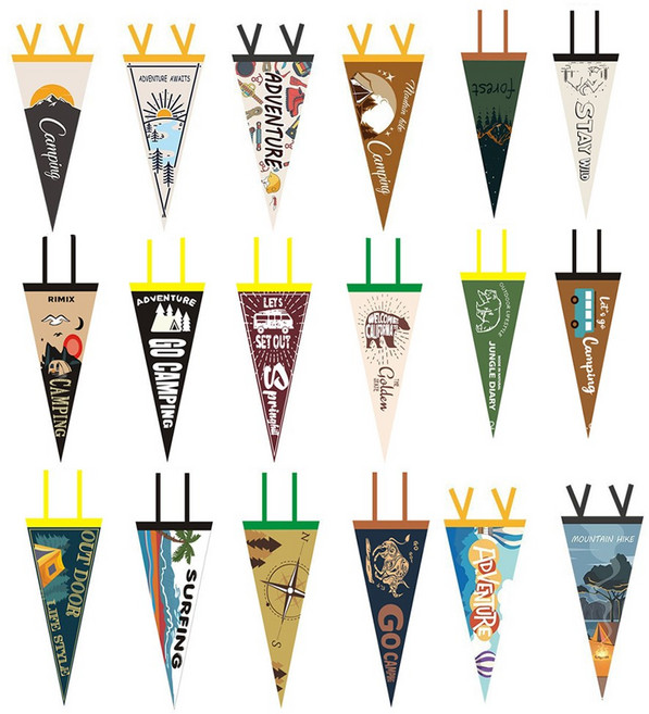 락모터스 캠핑 가랜드 인디언 감성 플래그 파티 차박 홈파티 인테리어 타프, 선택15