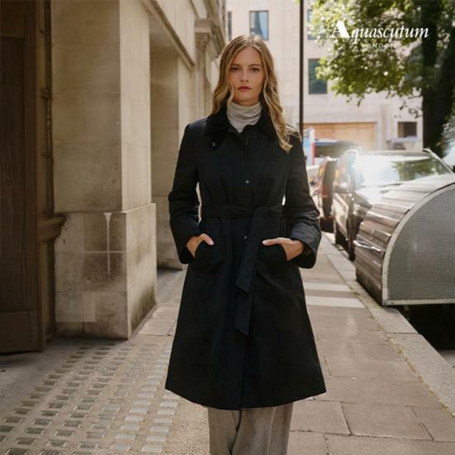 아쿠아스큐텀 25FW 헝가리 구스 발마칸 다운 코트 (여)