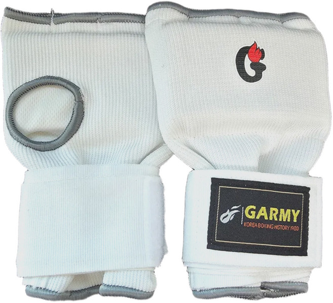 가미 공인 이지핸드랩 복싱 장갑형붕대 이너글러브, 1세트, 화이트