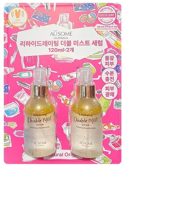 오우썸 리하이드레이팅 더블 미스트 세럼 x 2입, 120ml, 1개