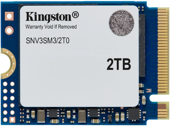 Kingston 金士頓 2TB NV3 PCIe 4.0 NVMe M.2 2230 SSD 固態硬碟 SNV3SM3/2T0, SNV3SM3