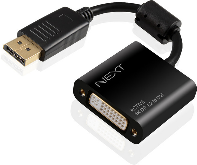 넥스트링크 TV 모니터 프로젝터 DP포트 - DVI V1.2 액티브 변환 컨버터 NEXTLINK-DPD171, 선택없음