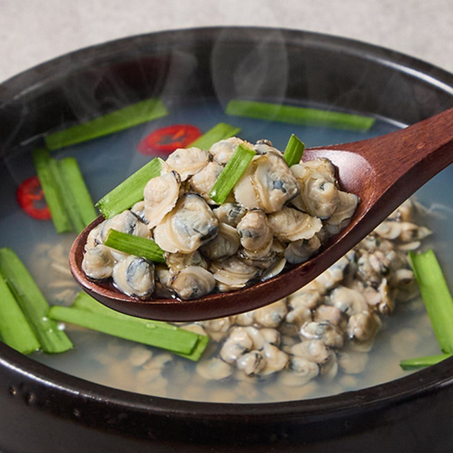 하동 섬진강고향집 재첩국 500g x 3팩 (국내산100%), 3개