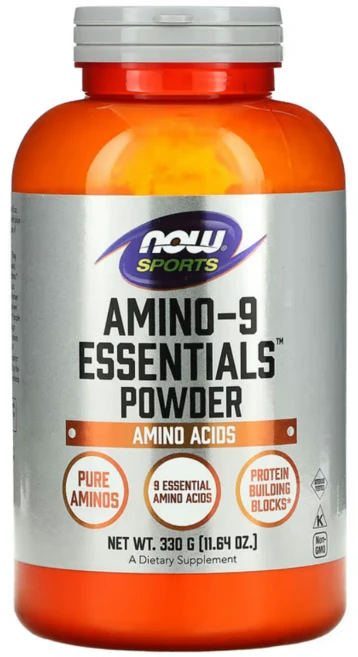나우 푸드 스포츠 아미노 9 단백질 파우더 330g 필수아미노산 L 류신 이소류신 라이신 - 쿠팡